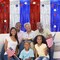 2-Pack Red, White & Blue Streamer Curtain Backdrop 3.2x8.2ft 4th of July Decorations